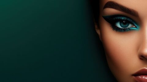 Vibrant, stunning eye makeup by Beautiful things on @creativemarket