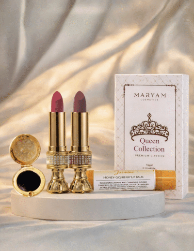 Eid Bundle: 2 Lipsticks + Lip Balm + Kajal